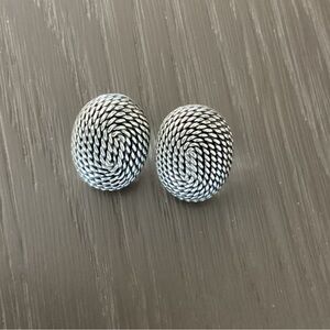 Sterling Silver Swirl Earrings